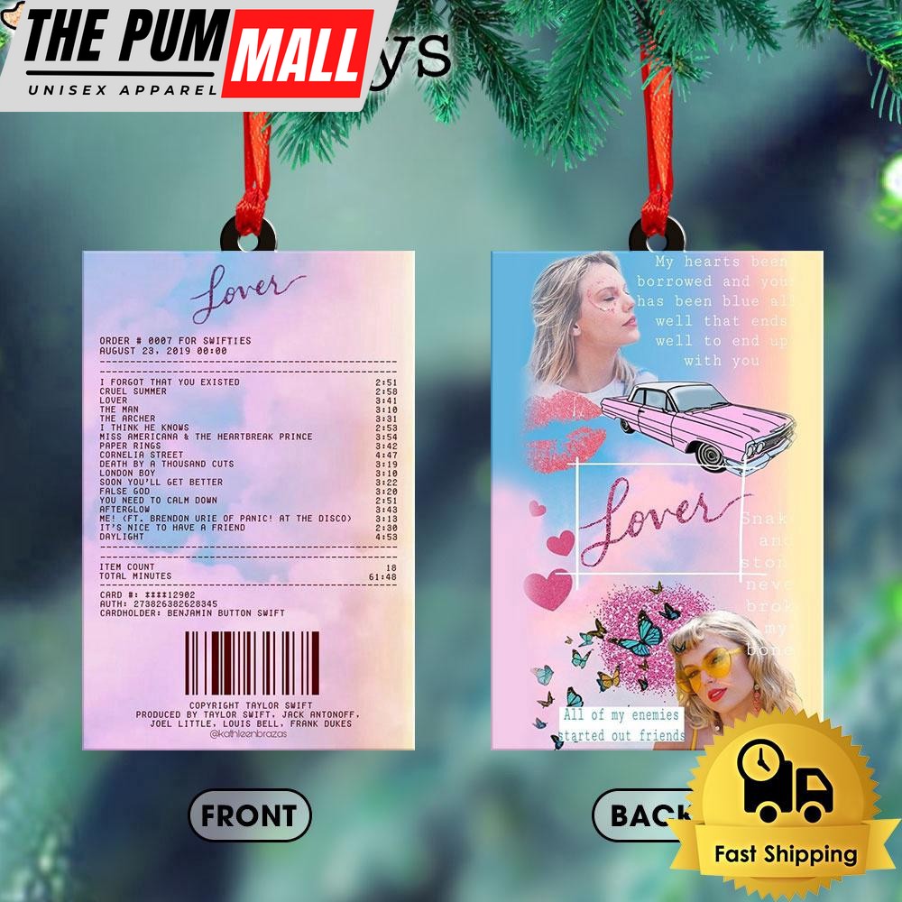 Taylor Swift Love Ticket Ornament Limited Edition