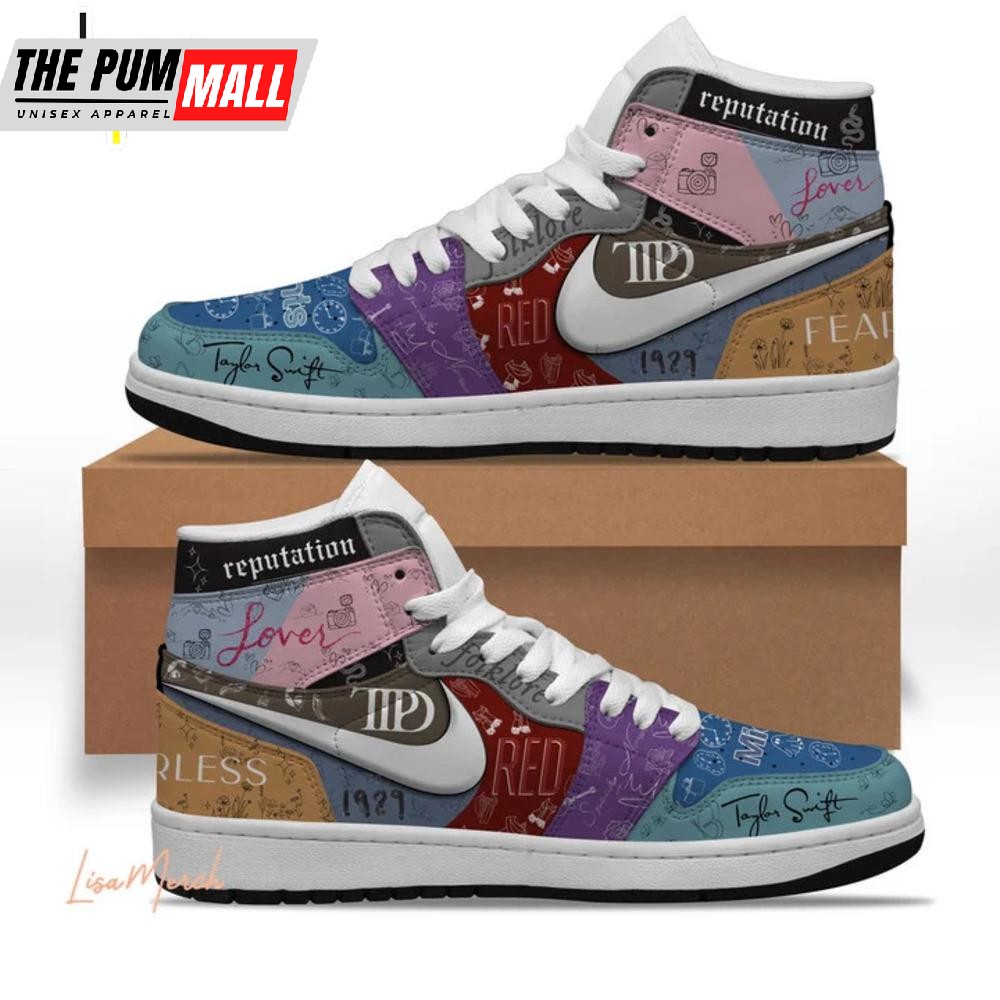 Taylor Swift Midnight AJ1 Shoes Air Jd 1 Sneakers