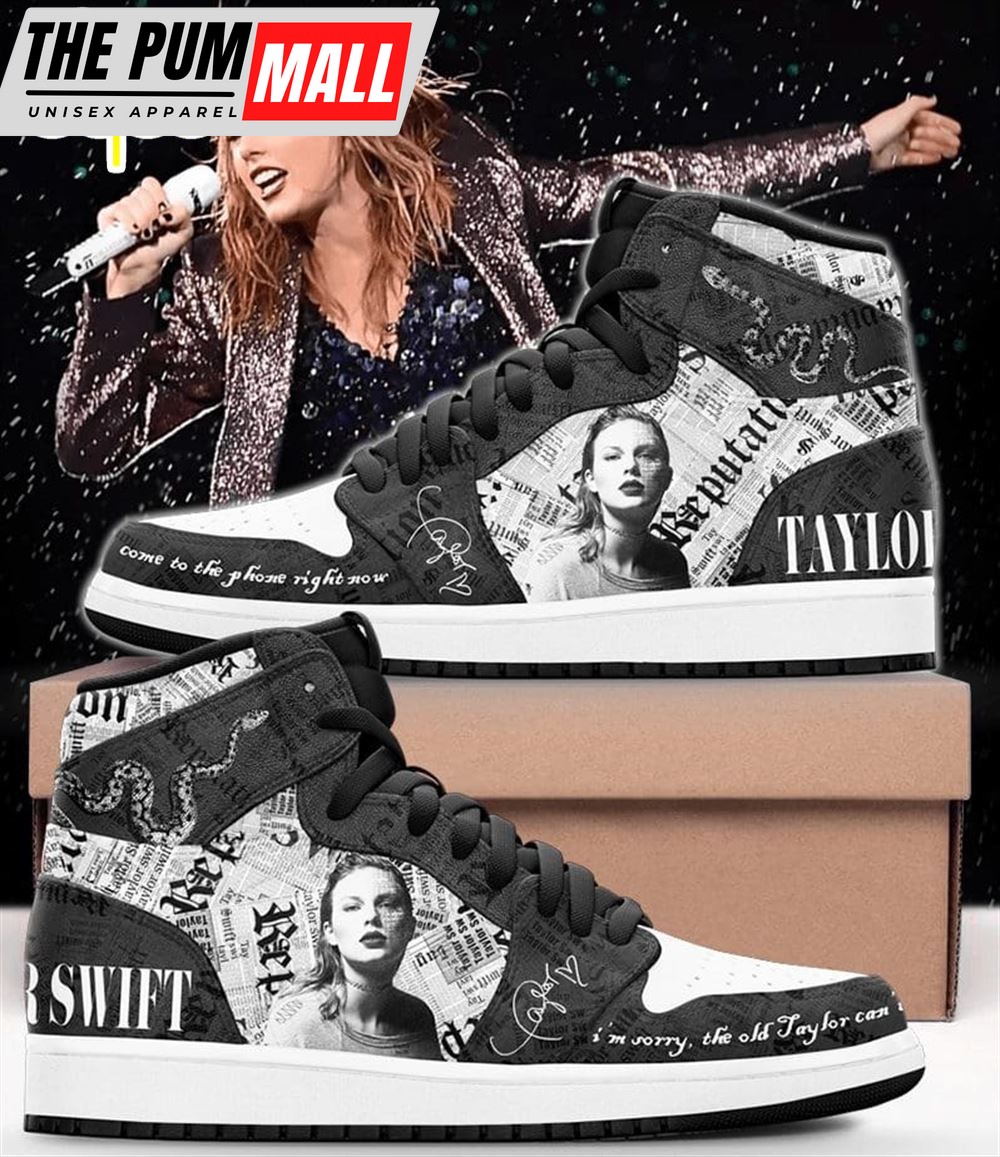 Taylor Swift Music Air Jd 1 High Top Shoes Ver