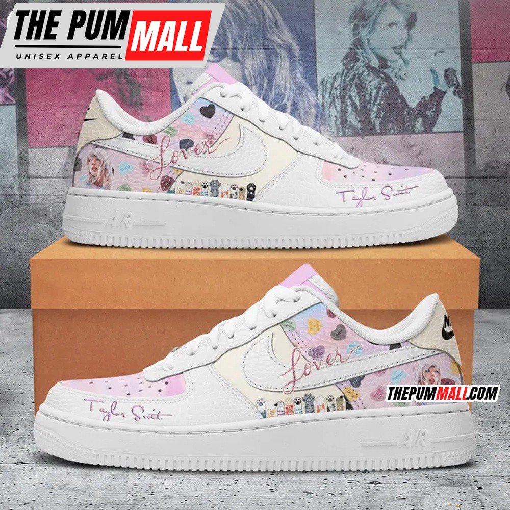 Taylor Swift Music Fans Gift Air Force 1 Shoes Sneaker