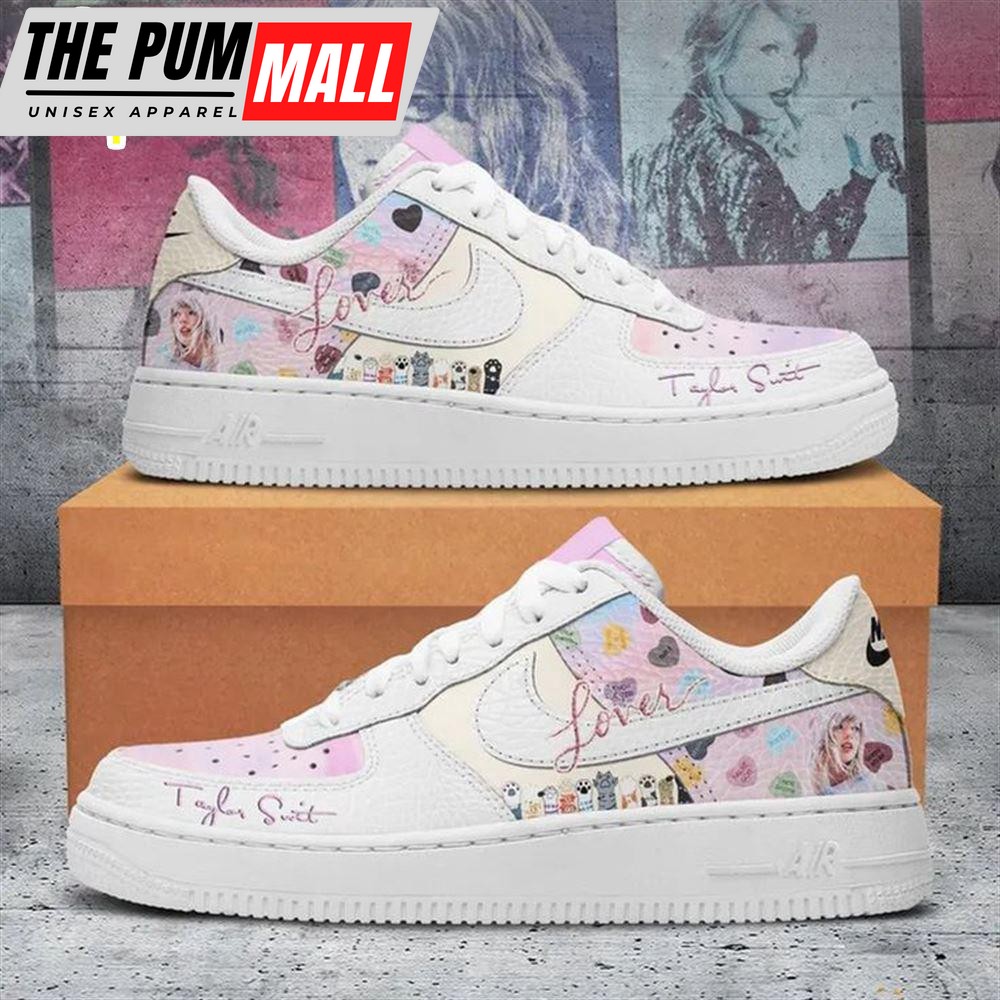 Taylor Swift Music Fans Gift Air Force 1 Shoes Sneaker