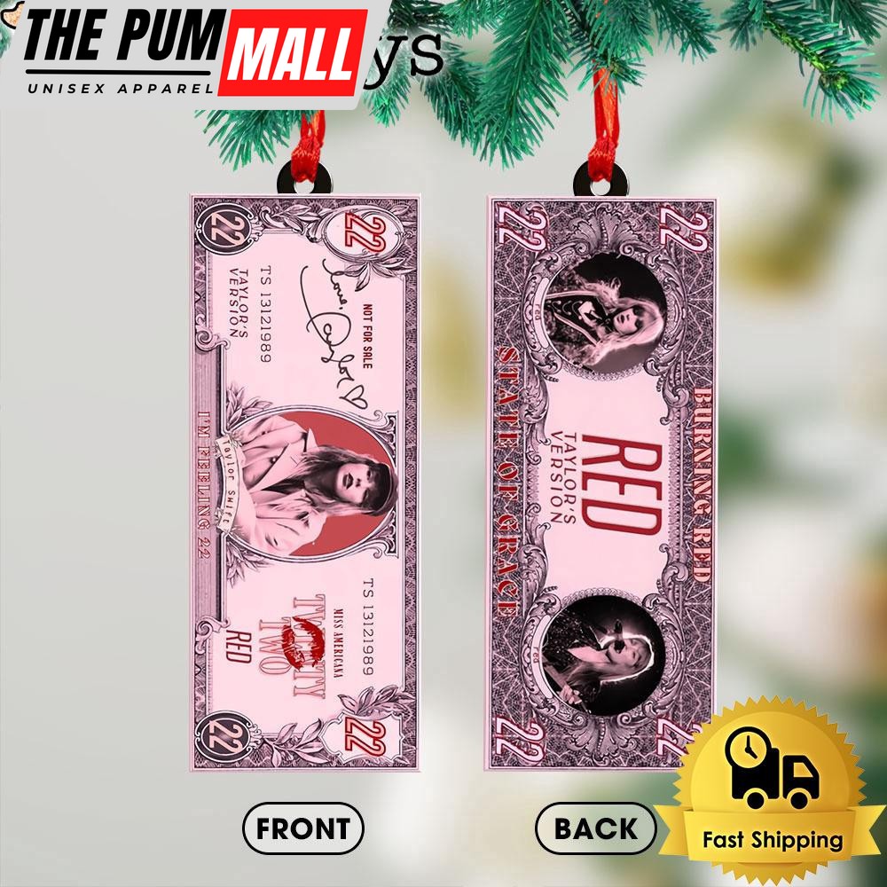 Taylor Swift Red Album Ornament Limited Edition