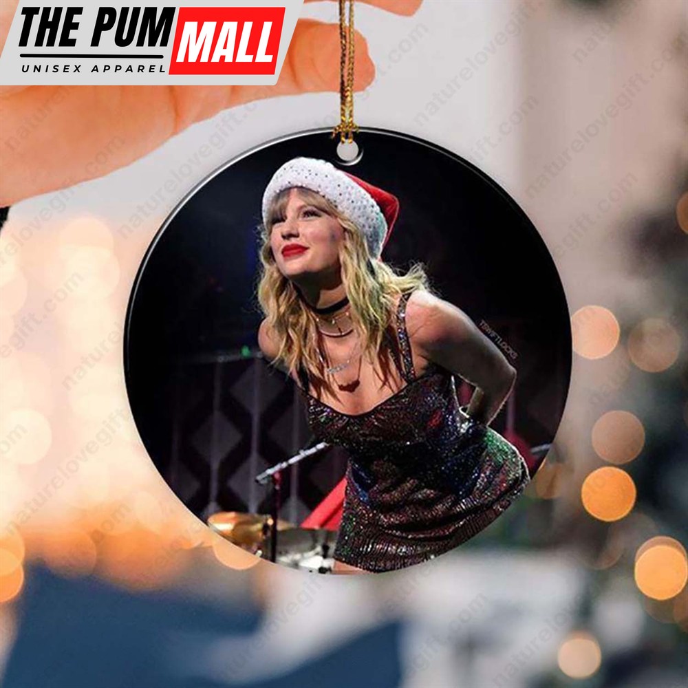 Taylor Swift Santa Ceramic Christmas Ornaments​ Tree Decorations Limited Edition