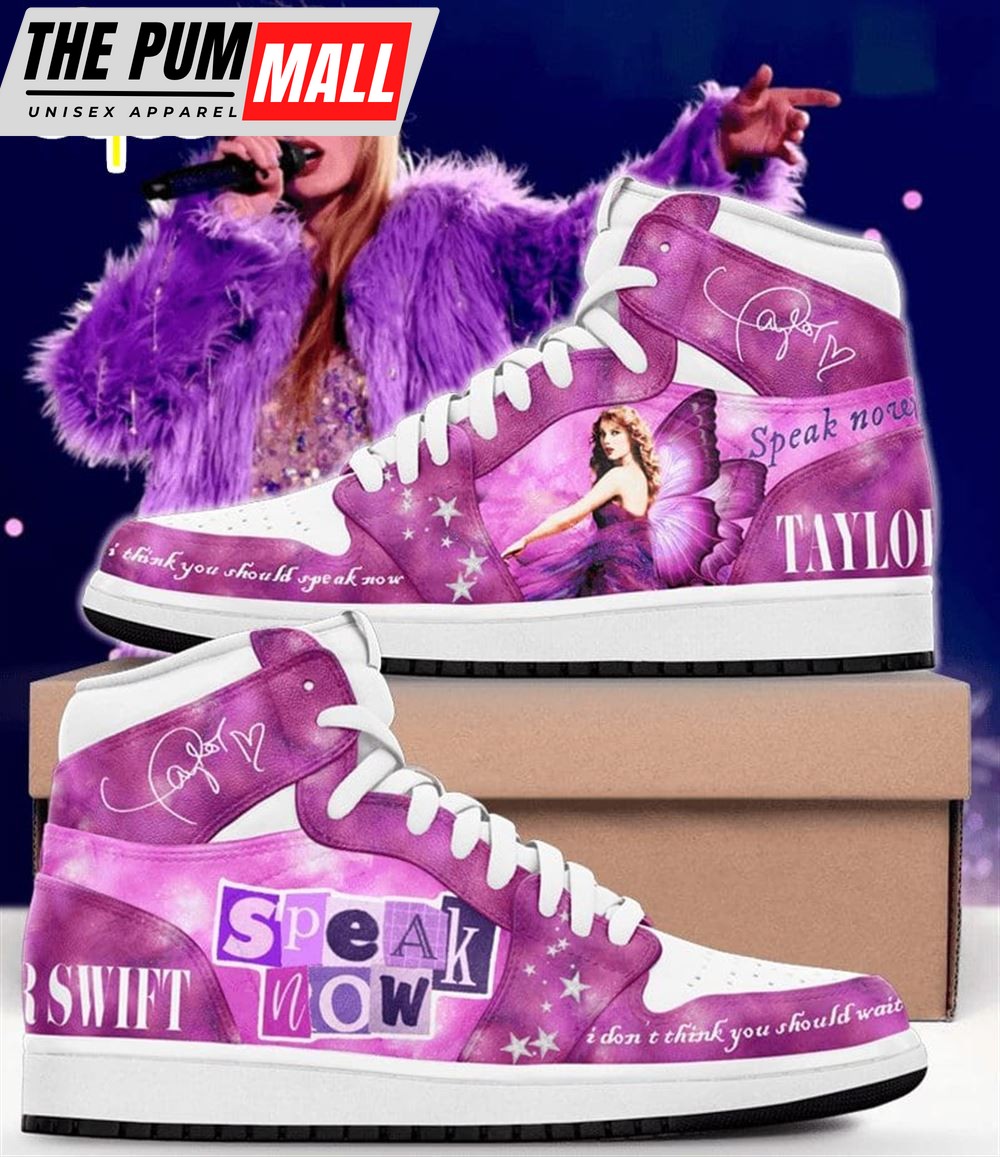 Taylor Swift Speak Now Air Jd 1 High Top Shoes Ver
