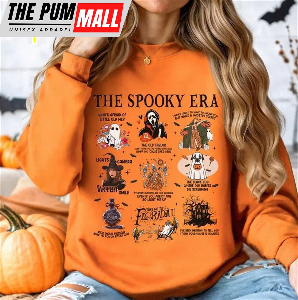 Taylor Swift Spooky Era Halloween Vintage Sweatshirt  For Fans