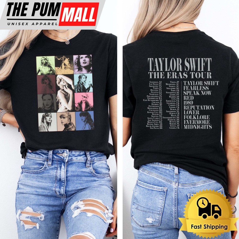 Taylor Swift The Eras International Tour 2024 Unisex T-Shirt