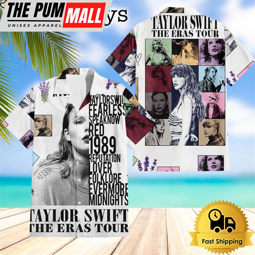 Taylor Swift The Eras Tour Hawaiian Shirt