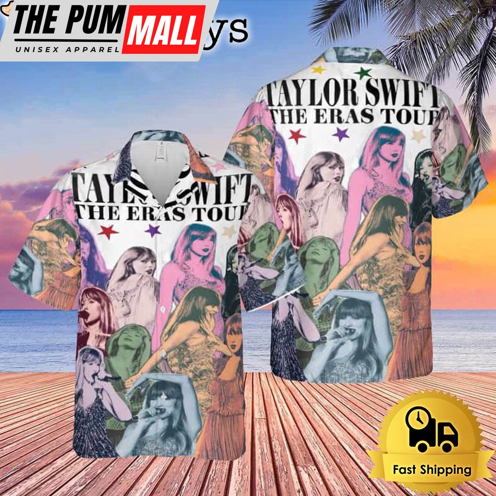 Taylor Swift The Eras Tour Iconic Photo 2024 Tour Hawaiian Shirt