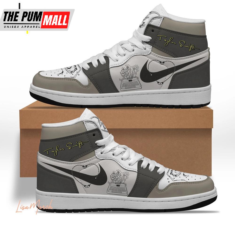 Taylor Swift The Tortured Poets Department AJ1 Shoes Air Jd 1 Sneakers