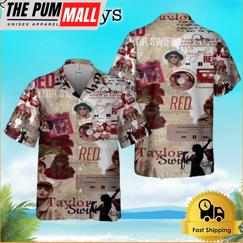 Taylor Swift Vintage Hawaiian Shirt