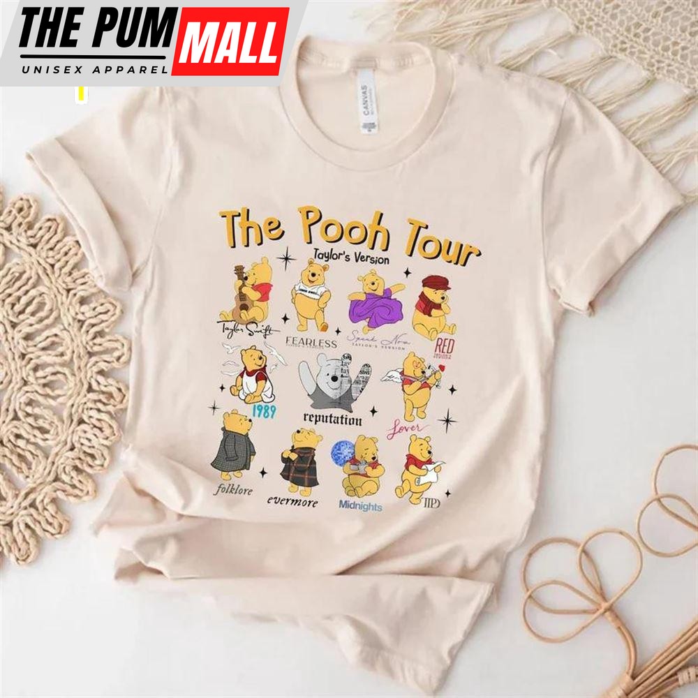 Taylor Swift Winnie The Pooh Eras Tour Tshirt Tee Shirt Gift For Fans