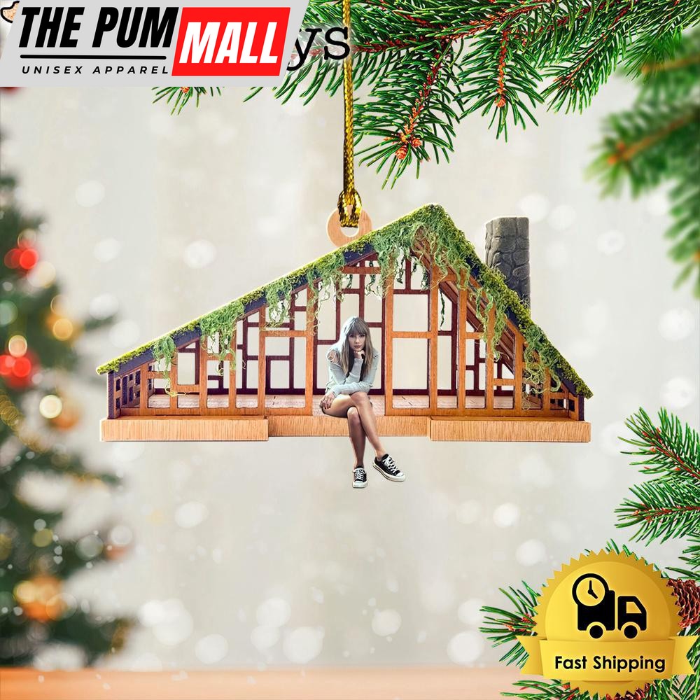 Taylor Swift Wooden House Ornament Limited Edition