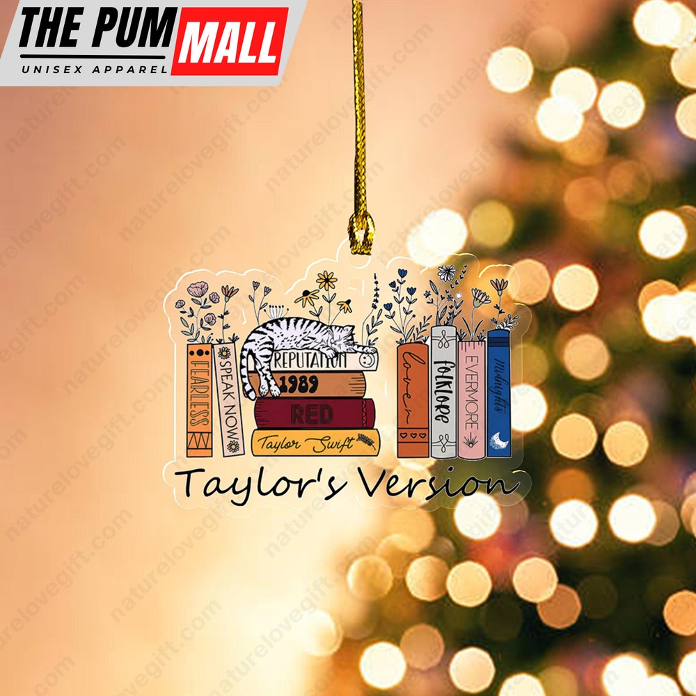 Taylors Version Inspired Taylor Swift Ornament In This House We Listen To Music Christmas Gift Limited Edition