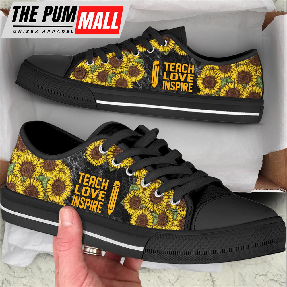 teach-love-inspire-sunflower-vintage-low-top-shoes-best-gift-for-teacher-scho-f2owis1h Teach Love Inspire Sunflower Vintage Low Top Shoes – Best Gift For Teacher, School Shoes – Best Shoes For Him Or Her