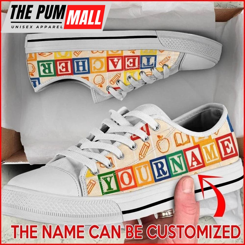 teacher-alphabet-wooden-personalized-canvas-low-top-shoes-low-top-shoes-mens-nzdq0prd Teacher Alphabet Wooden Personalized Canvas Low Top Shoes – Low Top Shoes Mens, Women