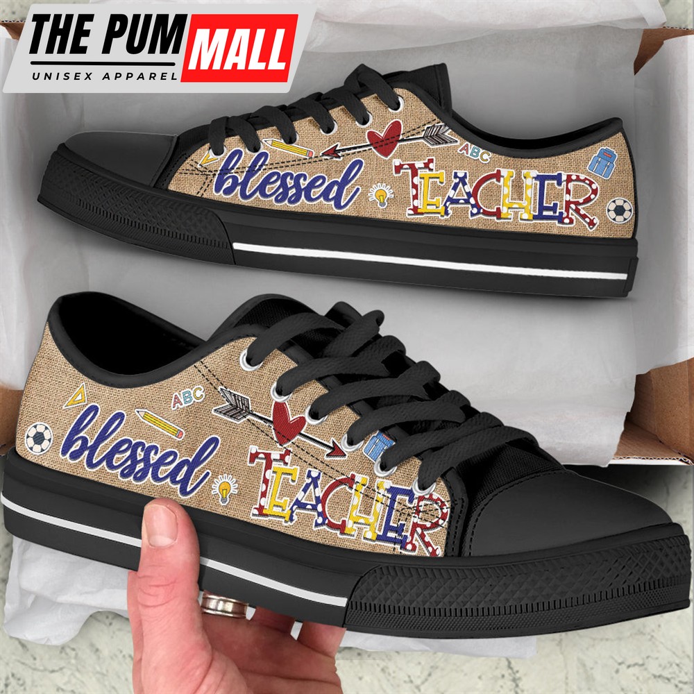 teacher-blessed-low-top-shoes-best-gift-for-teacher-school-shoes-best-shoes-lpxtce1k Teacher Blessed Low Top Shoes – Best Gift For Teacher, School Shoes – Best Shoes For Him Or Her