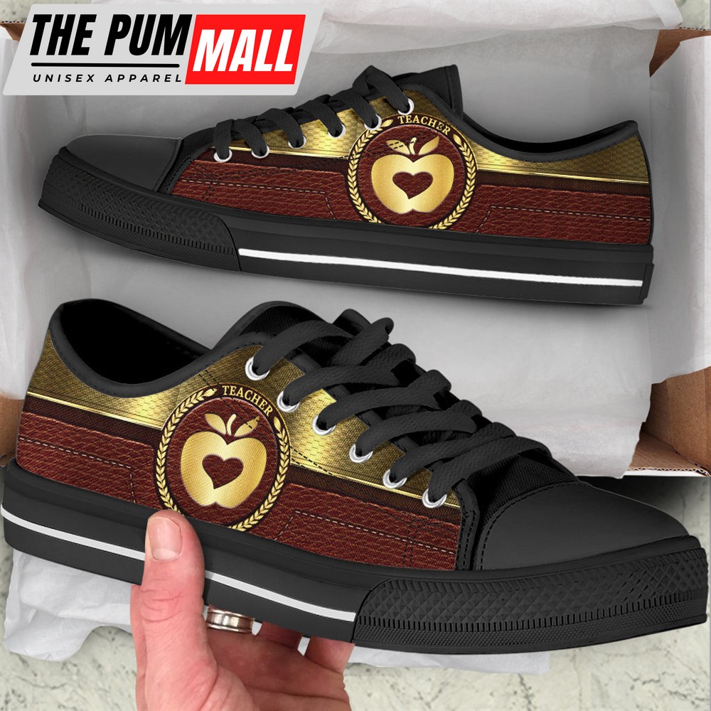 Teacher Inscription Low Top Shoes – Best Gift For Teacher, School Shoes – Best Shoes For Him Or Her