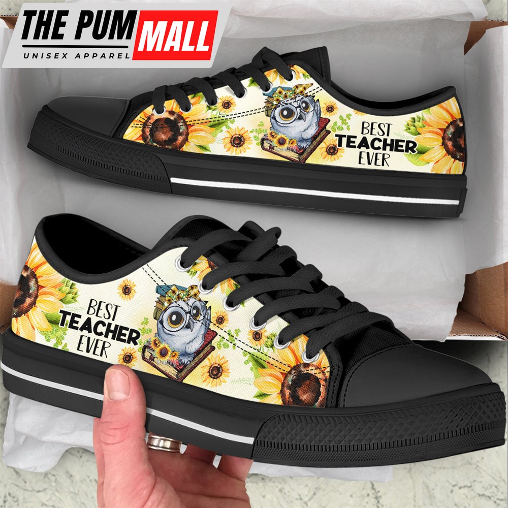 teacher-shoes-sunflower-owl-low-top-shoes-best-gift-for-teacher-school-shoes-17rpky2b Teacher Shoes Sunflower Owl Low Top Shoes – Best Gift For Teacher, School Shoes – Best Shoes For Him Or Her