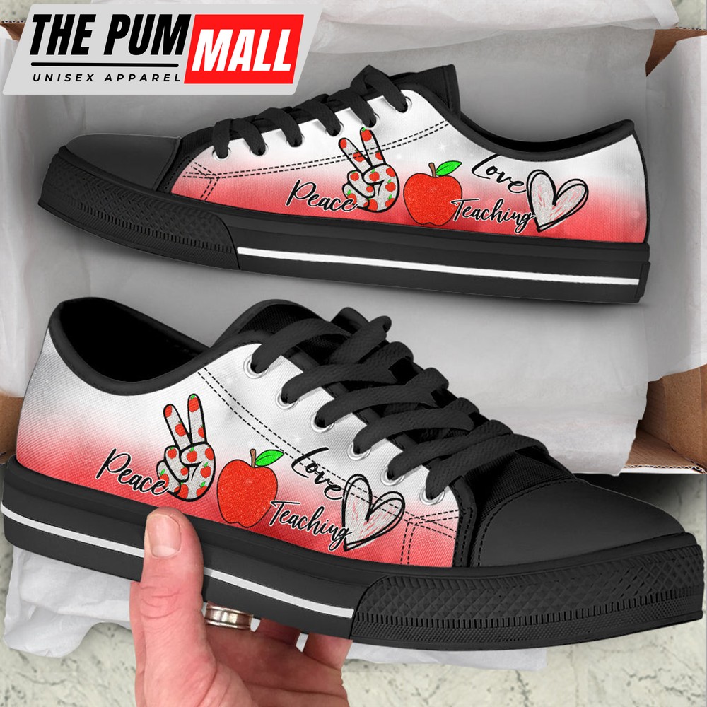 teaching-peace-love-low-top-shoes-best-gift-for-teacher-school-shoes-best-s-fq5fk4yd Teaching Peace Love Low Top Shoes – Best Gift For Teacher, School Shoes – Best Shoes For Him Or Her