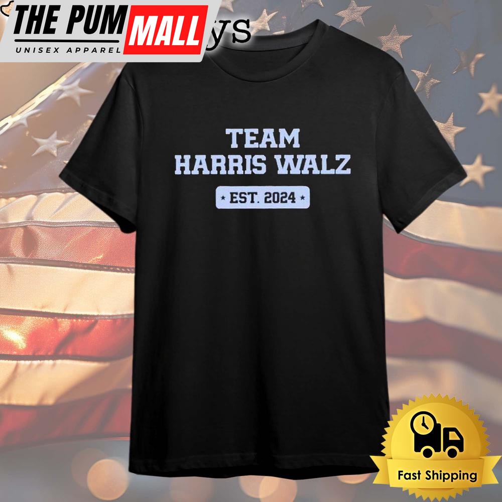Team Harris Walz Est 2024 T Shirt