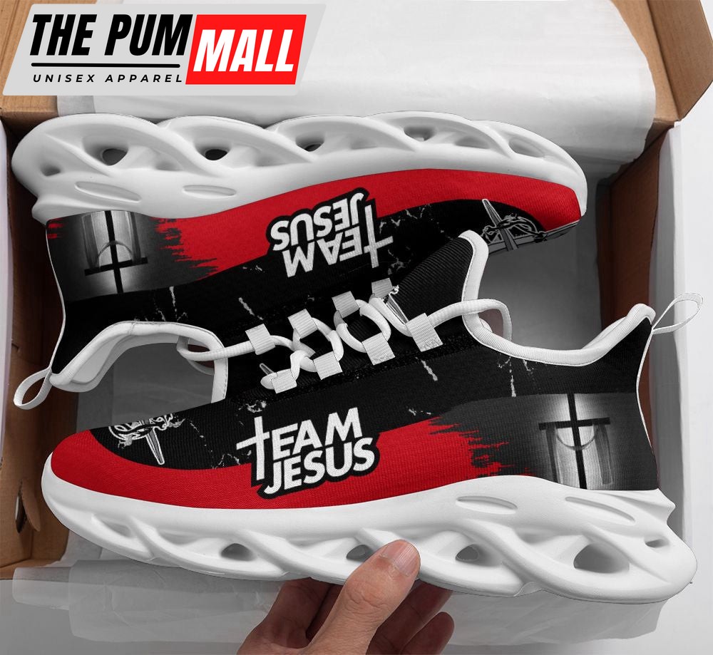 Team Jesus Running Sneakers Max Soul Shoes – Christian Shoes For Men And Women