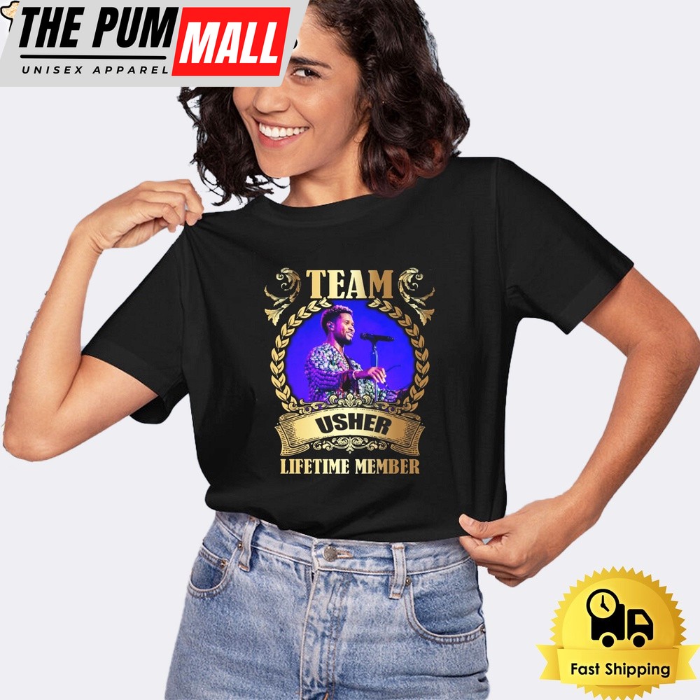 Team Usher Lifetime Member T-Shirt
