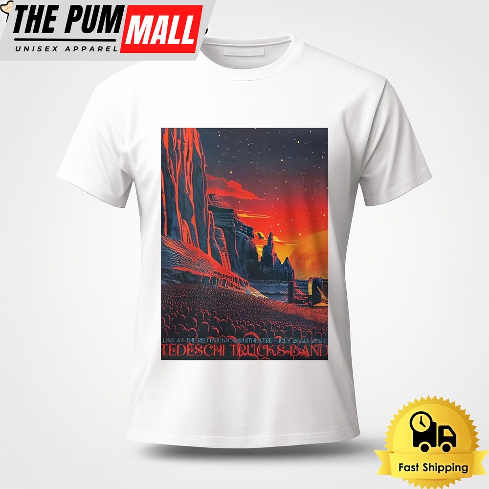 Tedeschi Trucks Band July 26-27 2024 Red Rocks Amphitheatre Morrison CO Unisex T-Shirt