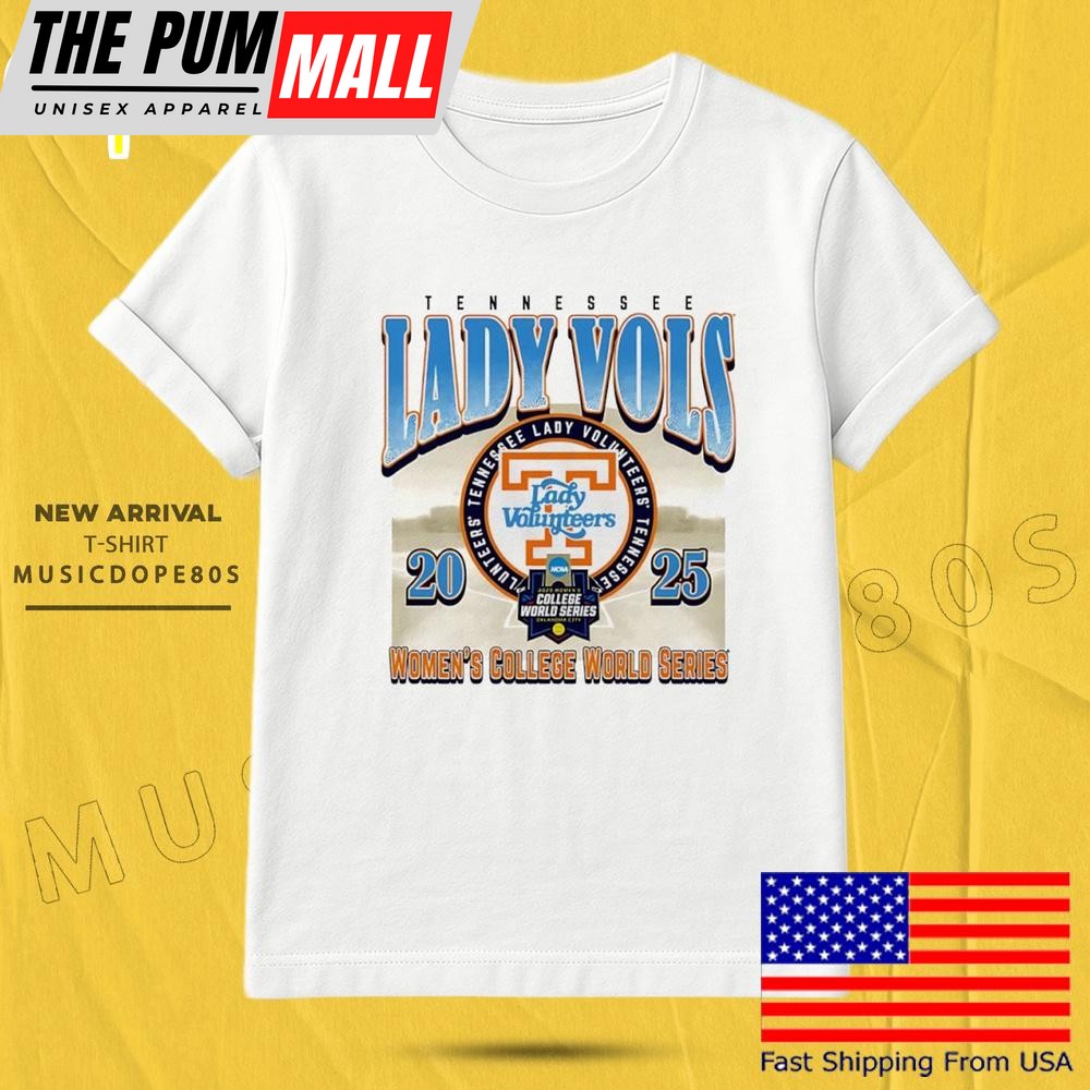 Tennessee Lady Vols 2025 Softball Women’s College World Series Logo T Shirt