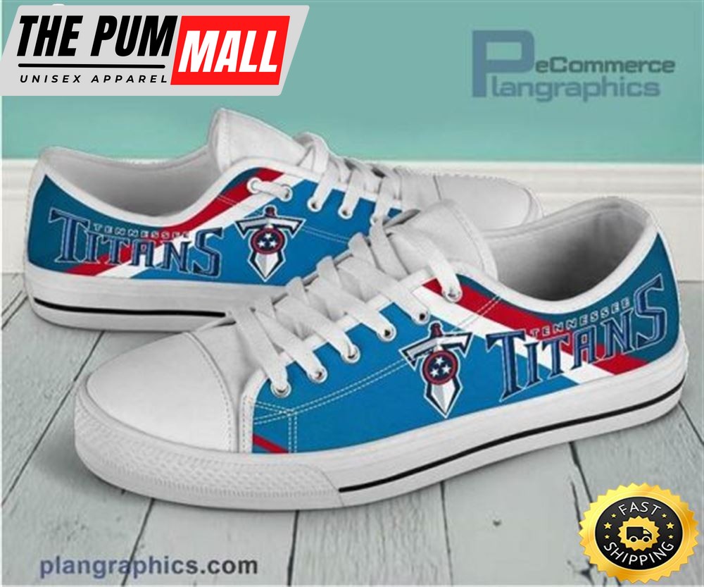 Tennessee Titans Canvas Low Top