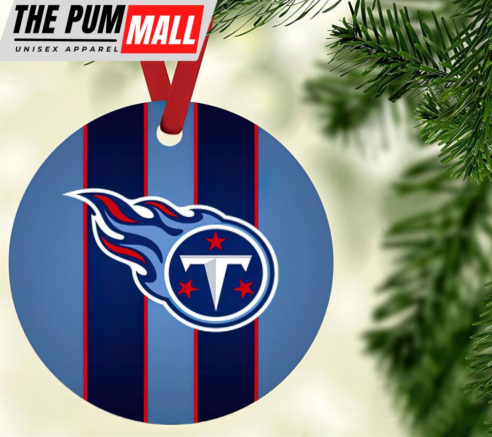Tennessee Titans Football Custom NFL Christmas Ornaments Limited Edition