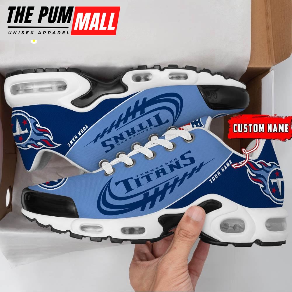 Tennessee Titans Football Custom NFL Sport Max Plus Shoes