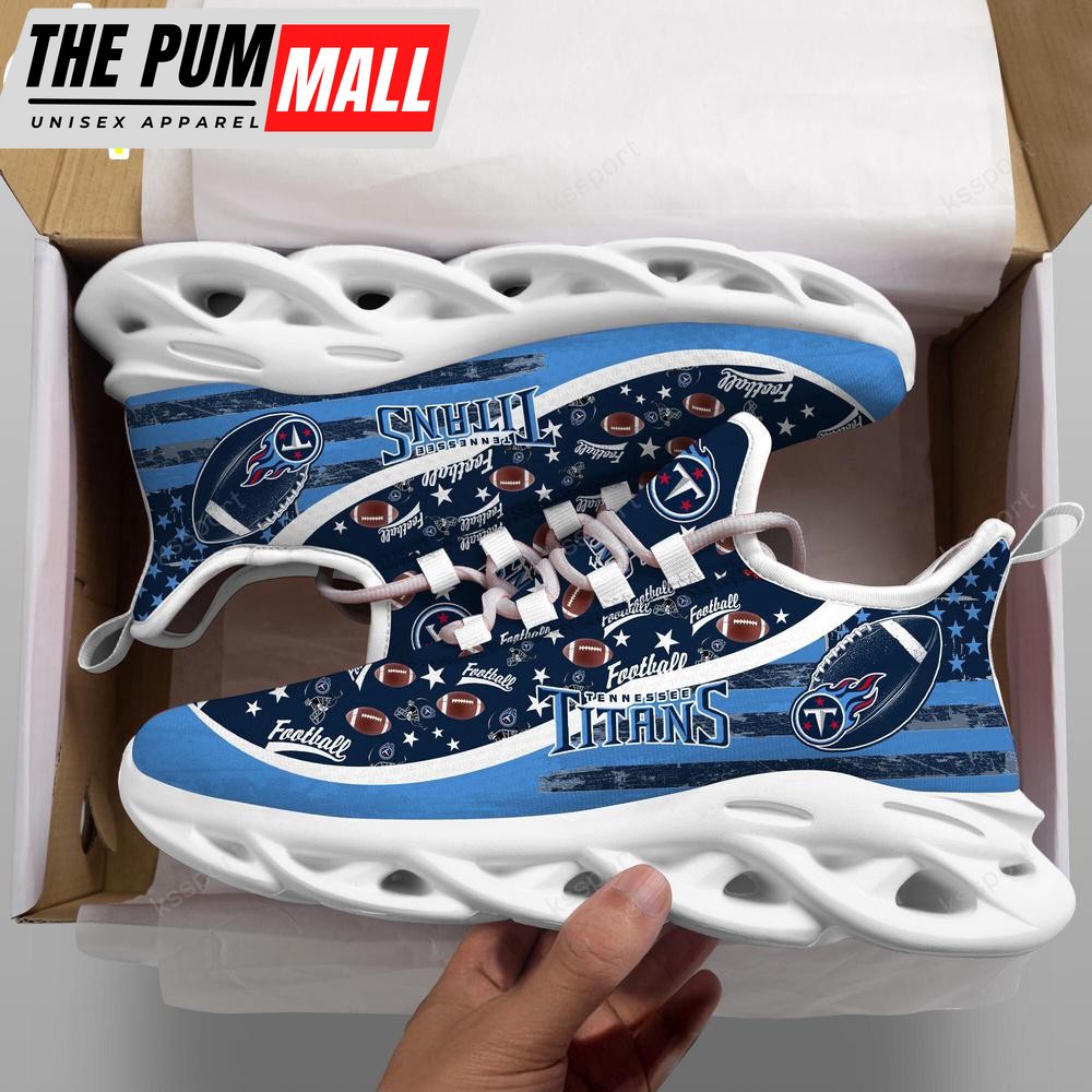 Tennessee Titans NFL Clunky Sport Max Soul Shoes New Design For Fans