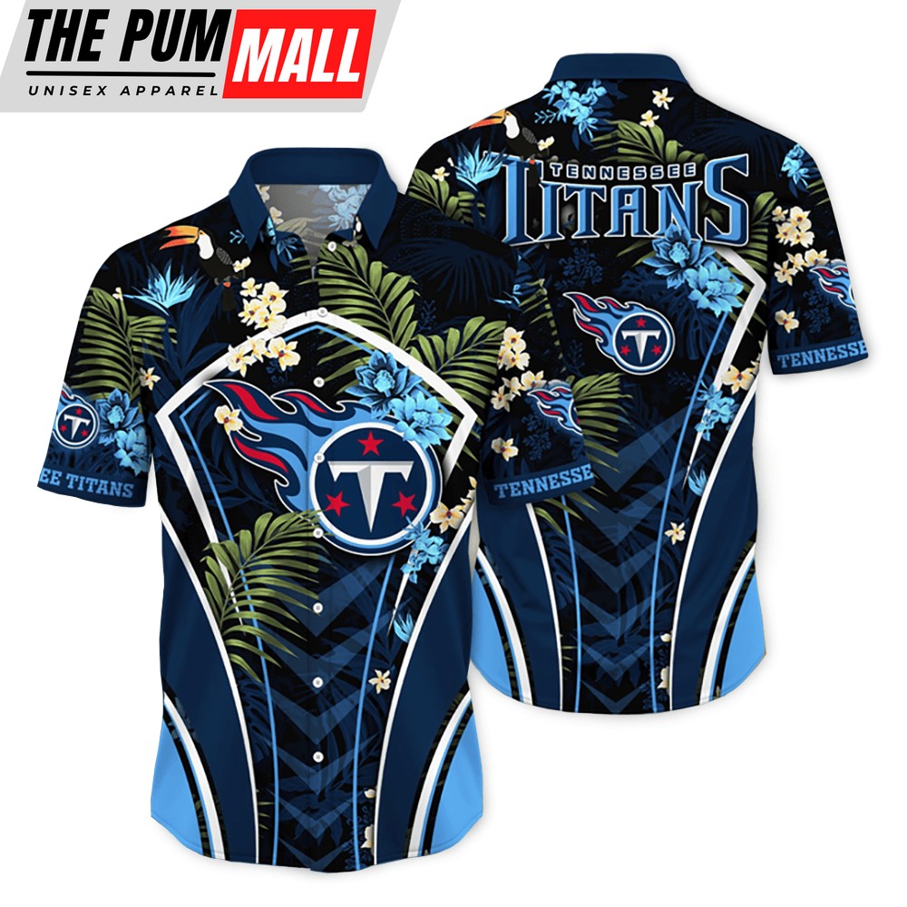 Tennessee Titans NFL Flower Tropical Hawaiian Shirt