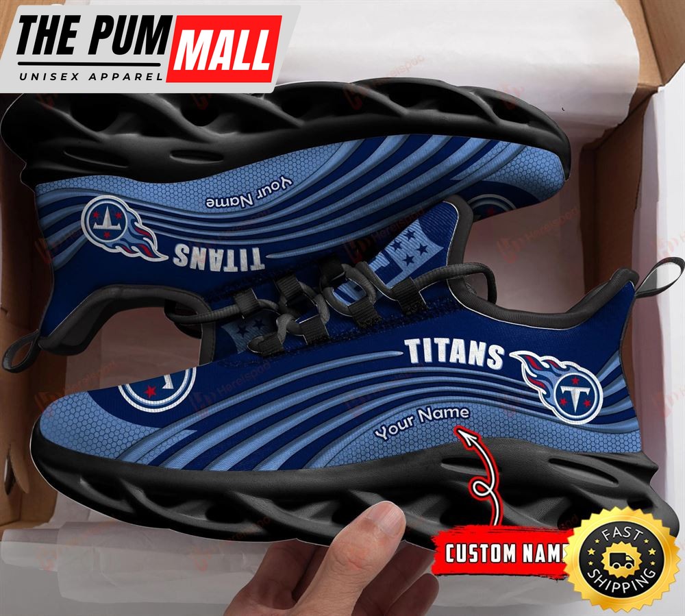 Tennessee Titans NFL Personalized Clunky Shoes Running Adults