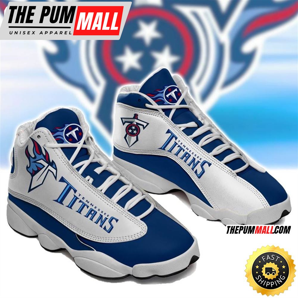 Tennessee Titans Nfl Ver 4 Air Jd 13 Sneaker