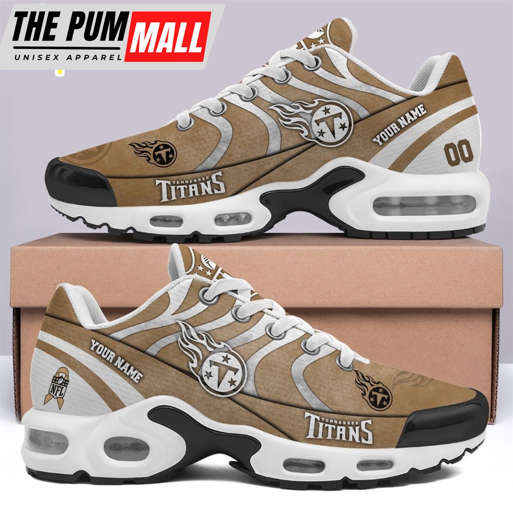 Tennessee Titans TN Shoes Custom Your Name And Number Max Plus Shoes