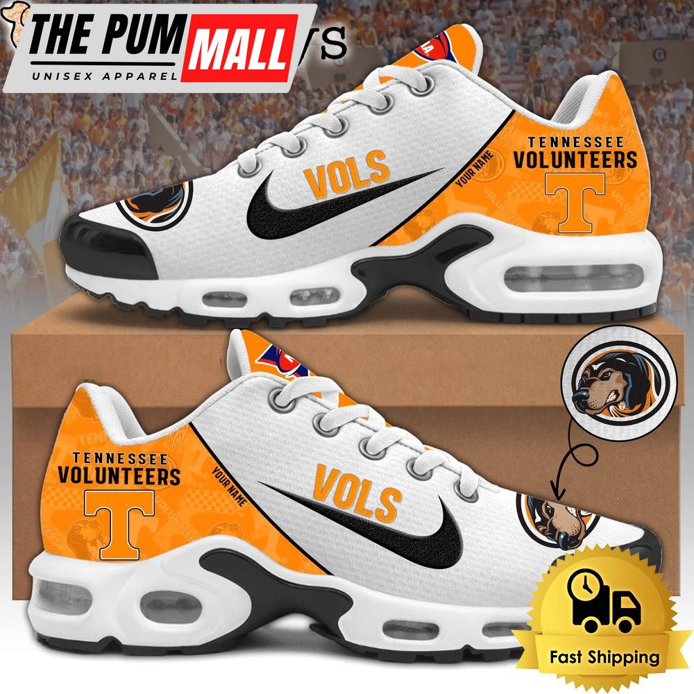 Tennessee Volunteers Football Mascot Symbol Custom Air Max Plus Shoes
