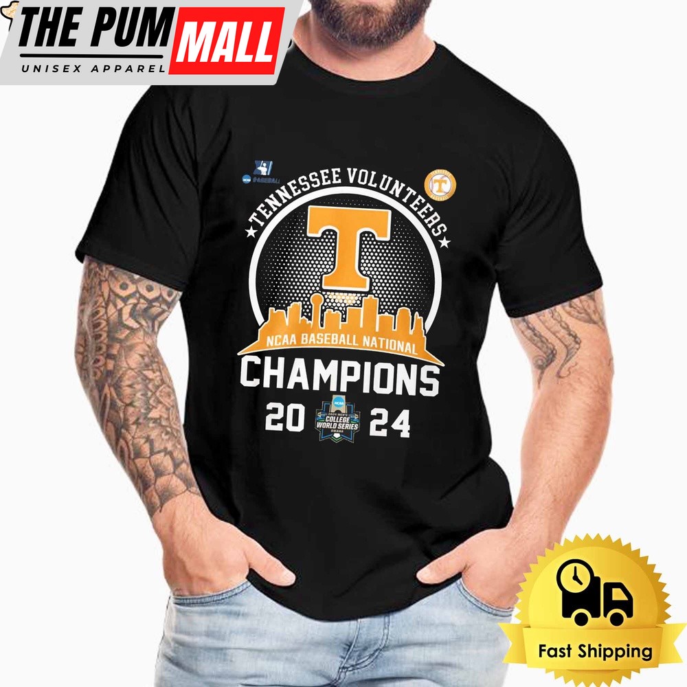 Tennessee Volunteers NCAA Baseball National Champions 2024 T Shirt