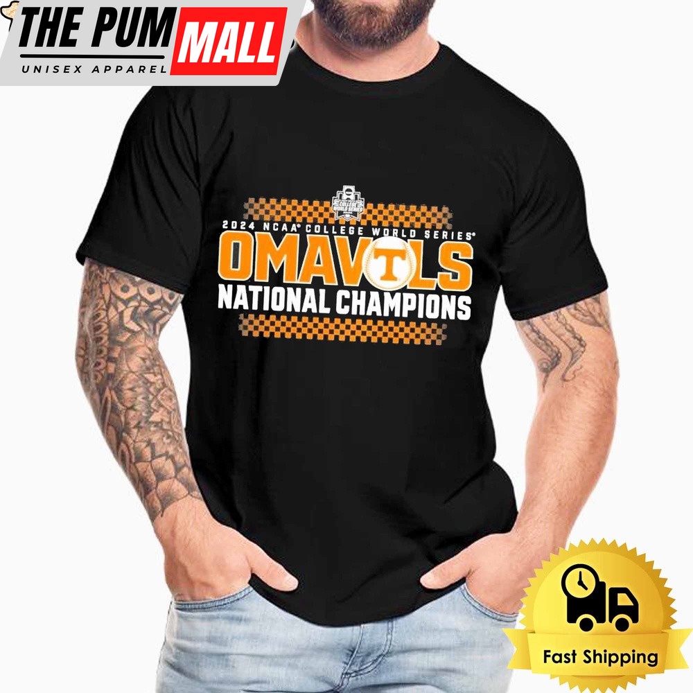 Tennessee Volunteers Omavols 2024 NCAA College World Series National Champions Unisex T-Shirt