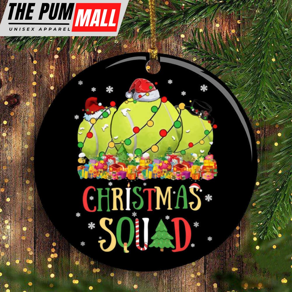 Tennis Christmas Ornament Tennis Player Ornament Christmas Squid Decoration Gift Ideas Limited Edition
