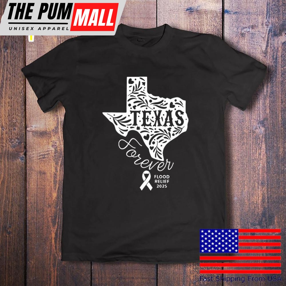 Texas Forever Flood Relief 2025 Breast Cancer Awareness Month T-Shirt