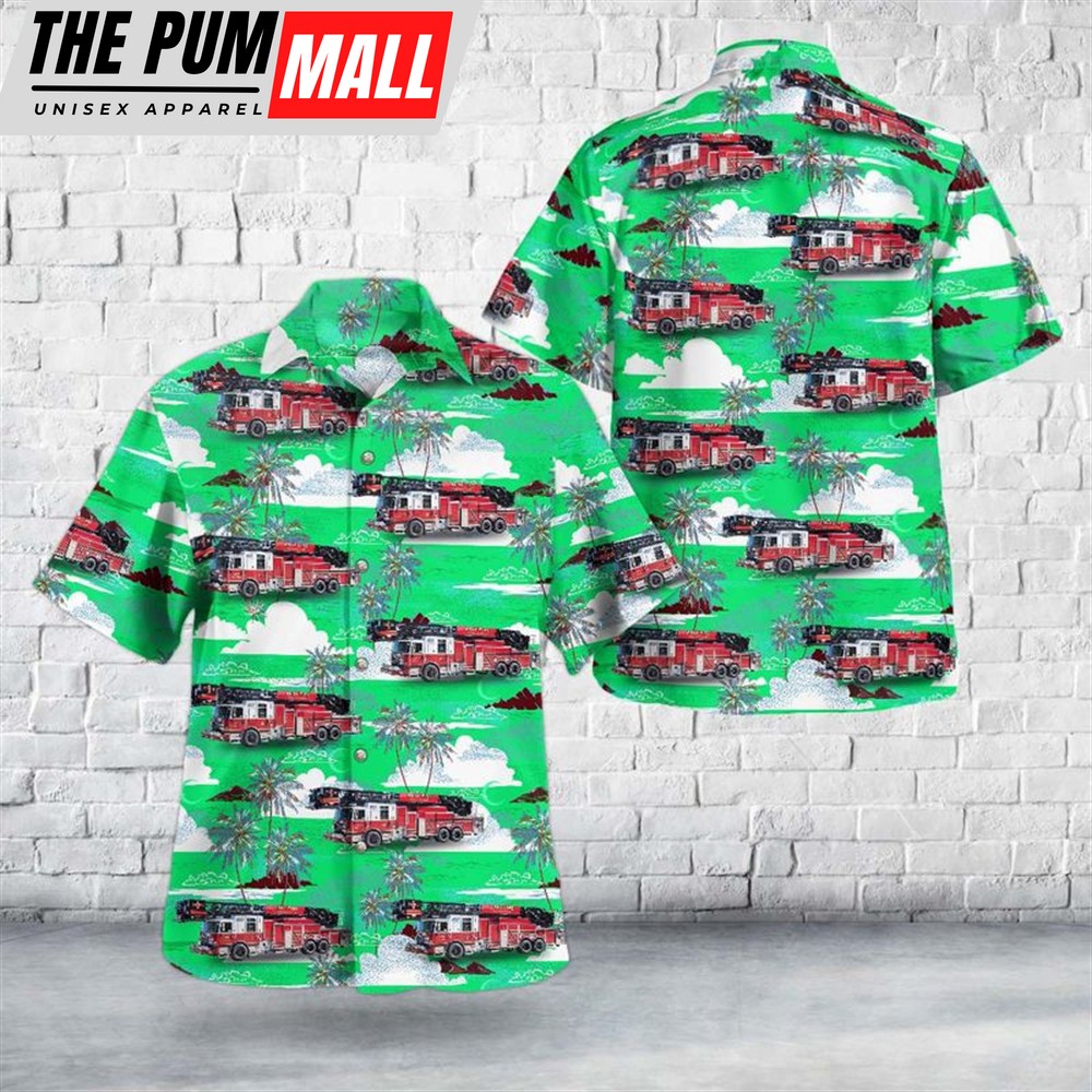 Texas Hawaiian Shirt, Anna, Texas, Anna Fire Department Hawaiian Shirt