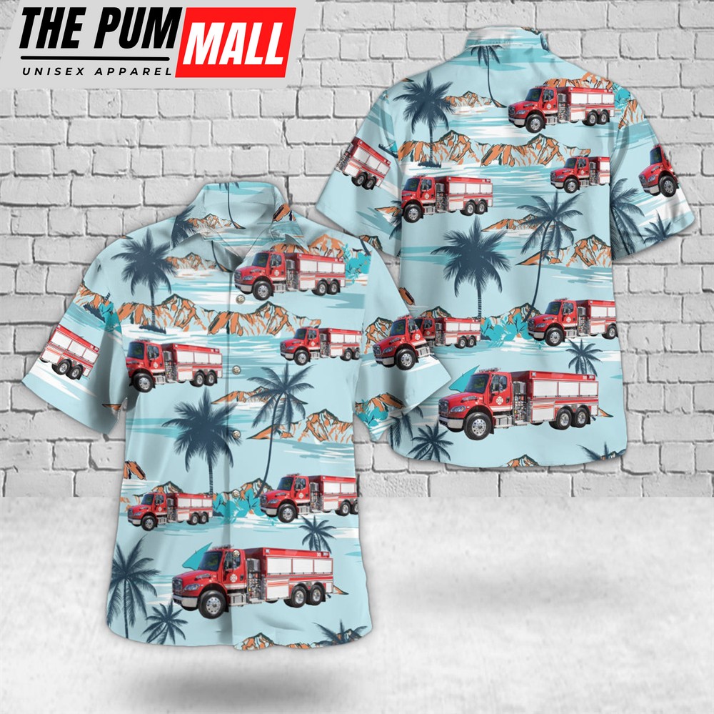 Texas Hawaiian Shirt, Beaumont, Texas, Jefferson County ESD No.4 Hawaiian Shirt