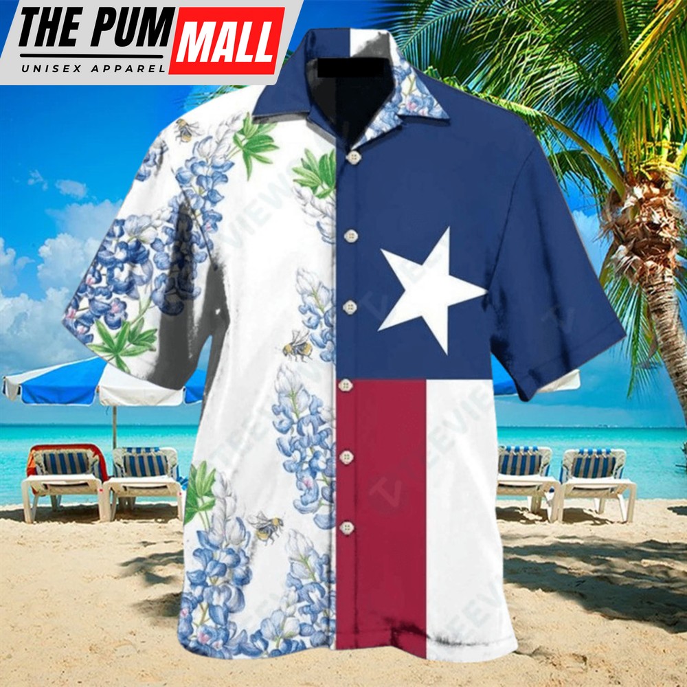 Texas Hawaiian Shirt, Experience the Hawaiian Life Style with Teeviews Texas Peace High End Shirts