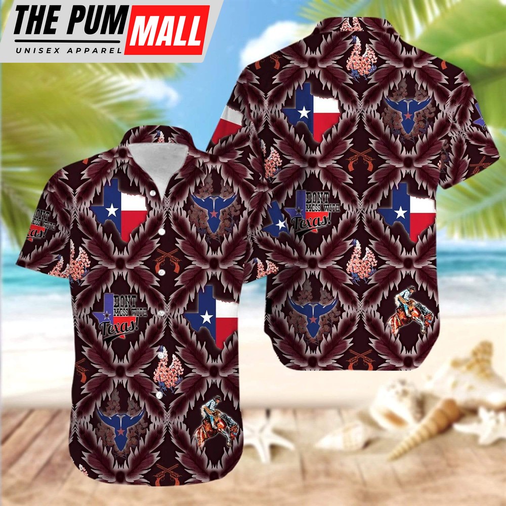 Texas Hawaiian Shirt, Hawaiian Aloha Shirt All About Texas