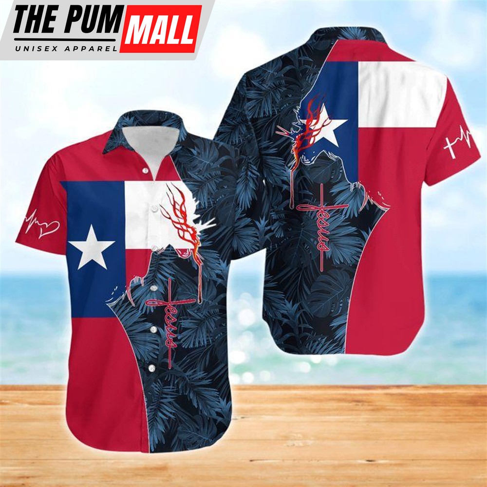 Texas Hawaiian Shirt, Jesus Texas Hawaiian Shirt