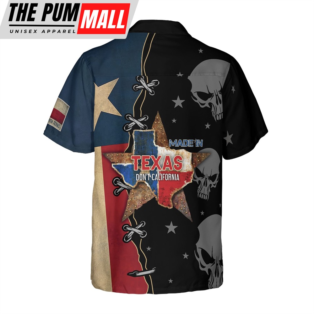 Texas Hawaiian Shirt, Made In Texas Don’t California My Texas Shirt