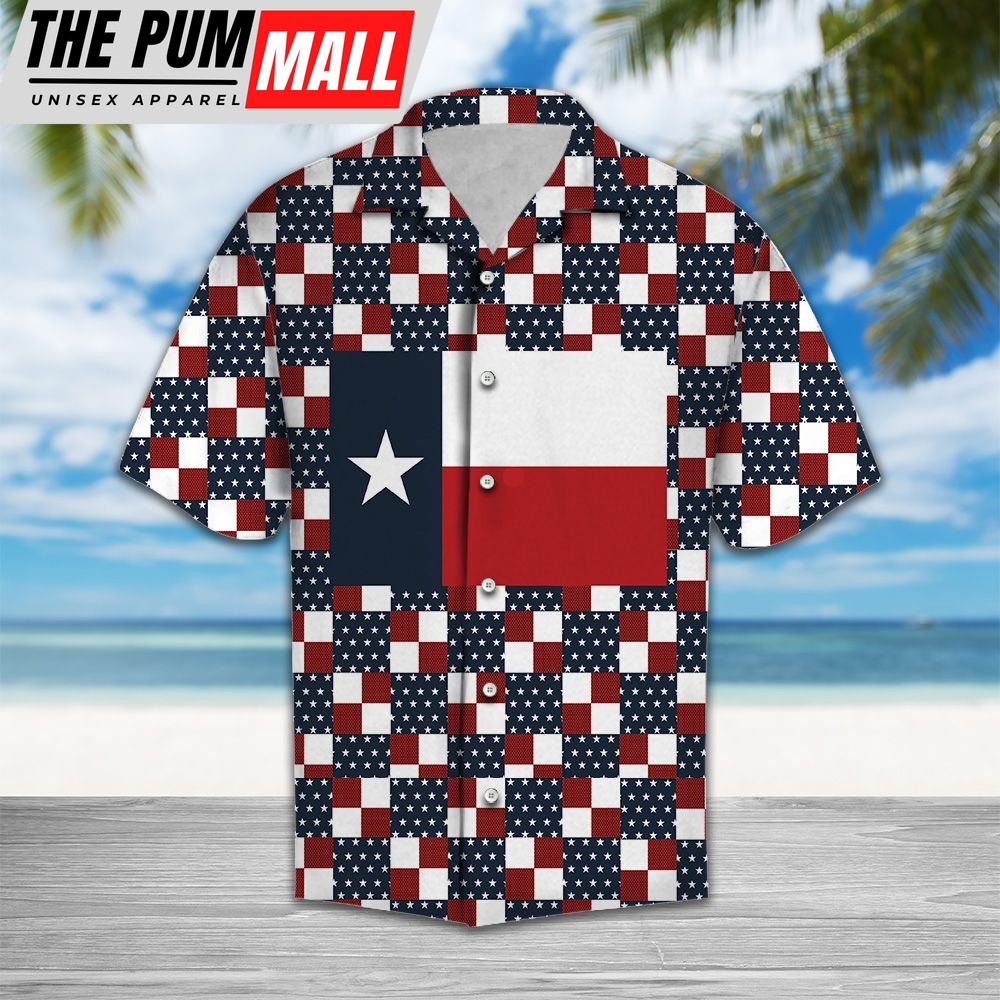 Texas Hawaiian Shirt, Nice Texas H27004 Hawaii Shirt