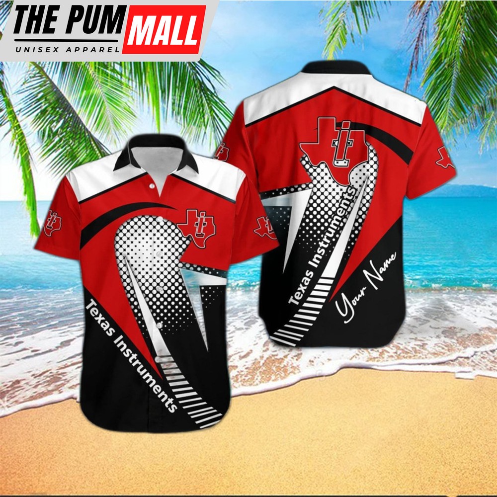 Texas Hawaiian Shirt, Personalized Name Texas Instruments Lover Gift 3D Hawaiian Shirt