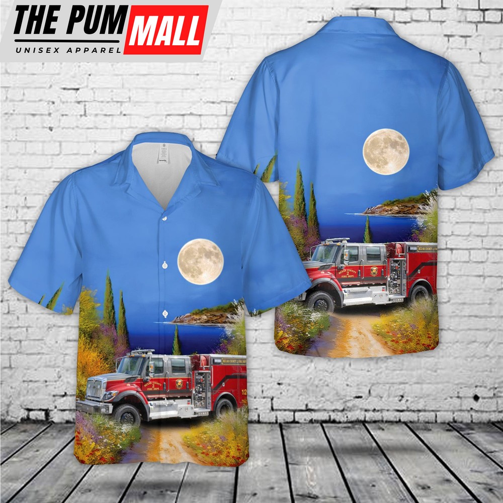 Texas Hawaiian Shirt, San Antonio, Texas, Bexar County ESD No.2 Hawaiian Shirt